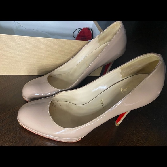 CHRISTIAN LOUBOUTIN SIMPLE PUMP 120 RED BOTTOMS - Picture 6 of 9